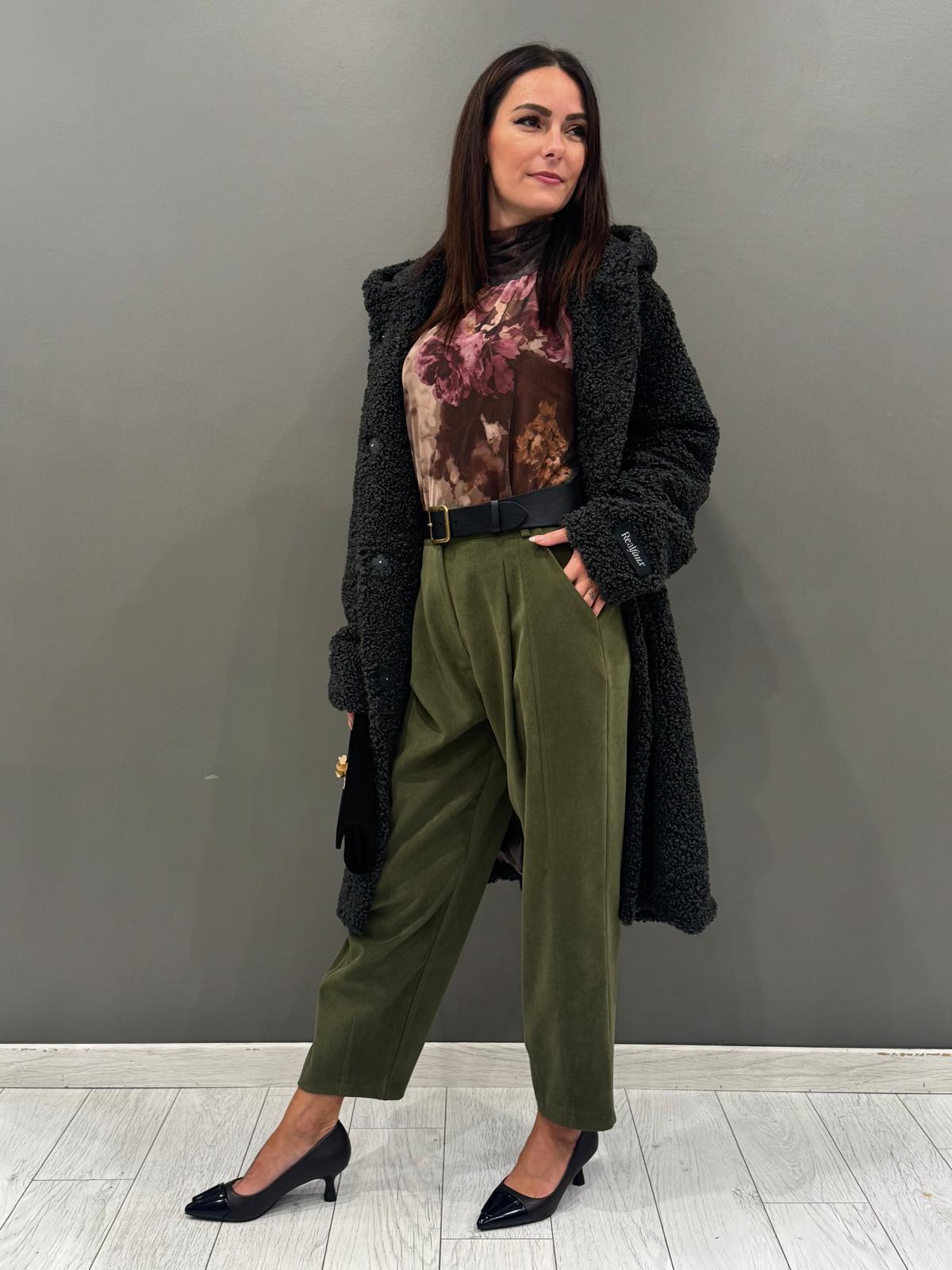 Cappotto teddy con cappuccio LEONIE GF REALI 