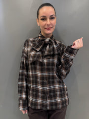 Camicia check british con fiocco 79024Q20-21 MOCA REBECCA 