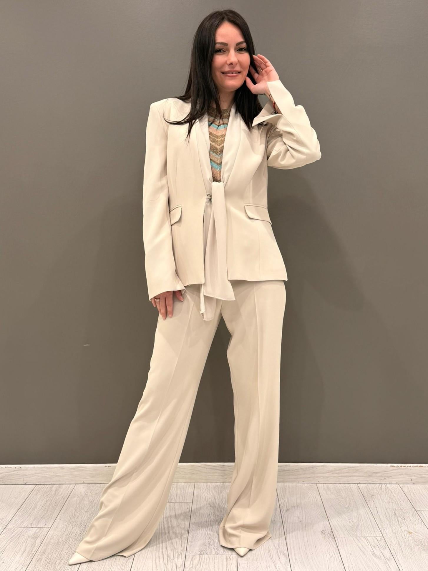 Pantalone cady flare CVBY21664 EC CRISTINA GAVIOLI 