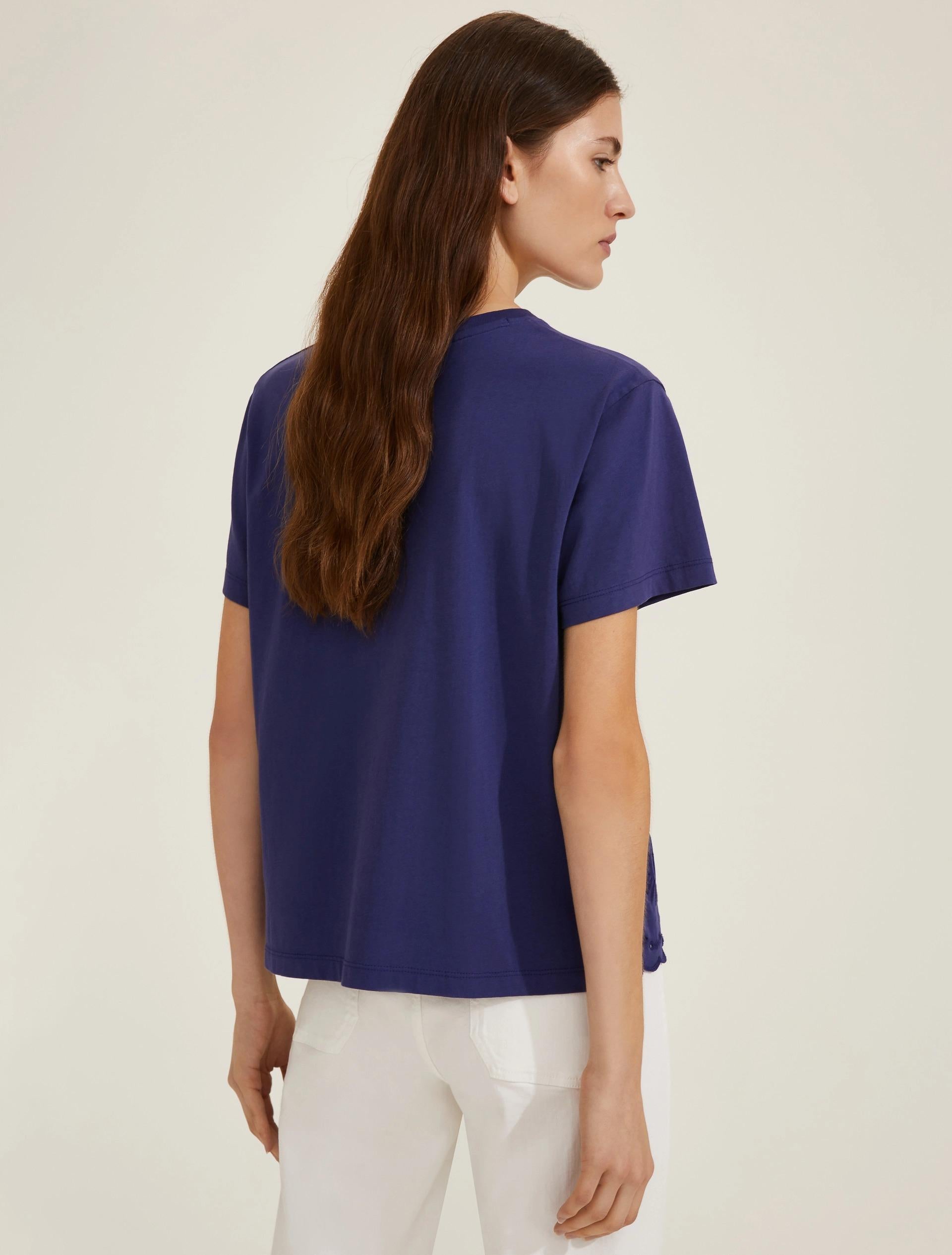 T-shirt estiva in cotone con ricami SFOGO 003 EMME MARELLA 