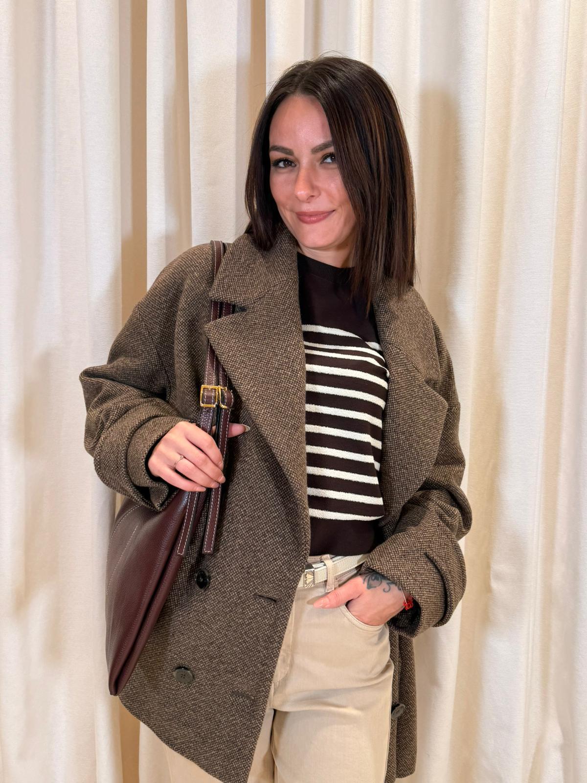 Caban doppio petto donegall bottonato FANTINO 003 MARELLA SPORT 