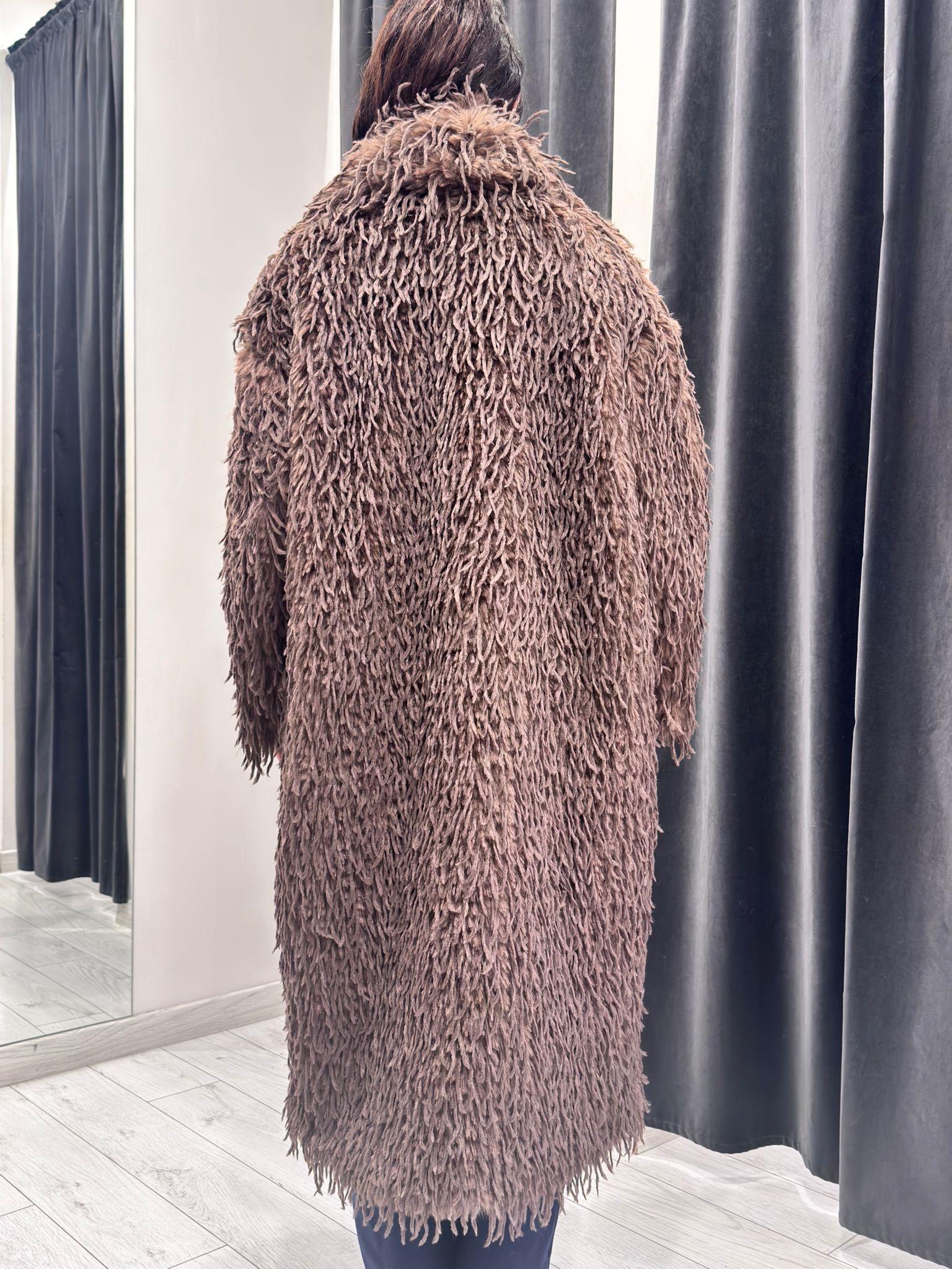 Cappotto faux fur WYH7219 MO CRISTINA GAVIOLI 