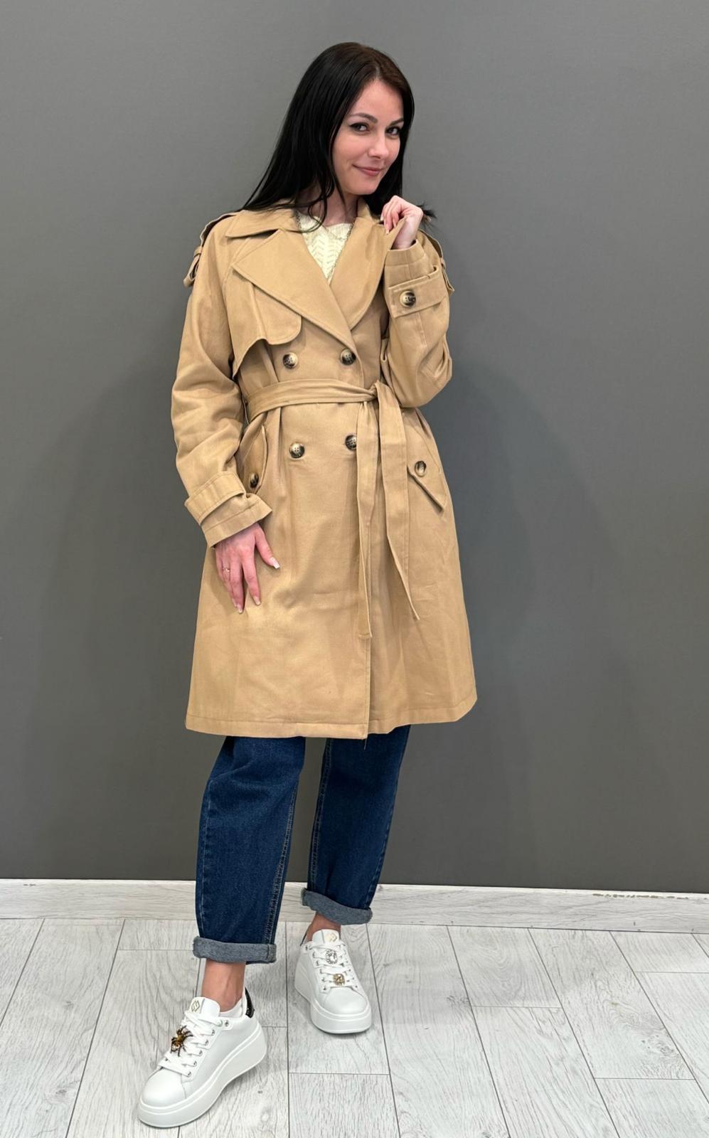 trench lungo cotone 125011 SA CRISTINA GAVIOLI 