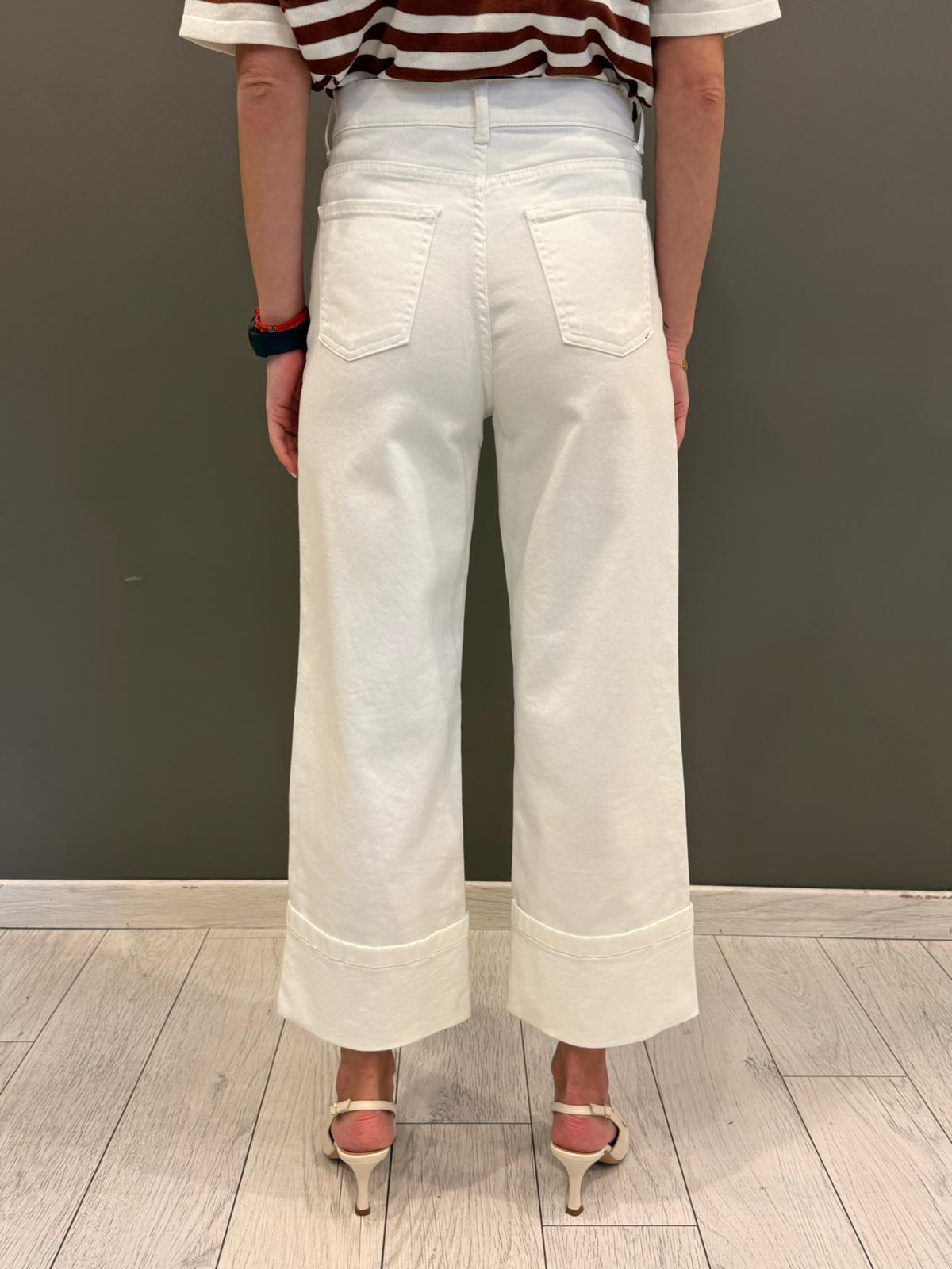 pantaloni con risvolto JECO264 BU CRISTINA GAVIOLI 