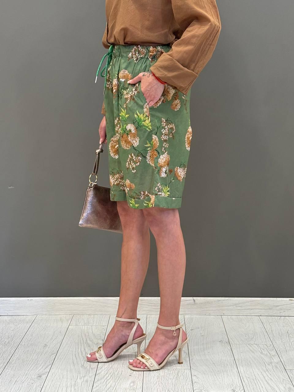 Bermuda con coulisse fantasia 25520 MIL WU'SIDE 