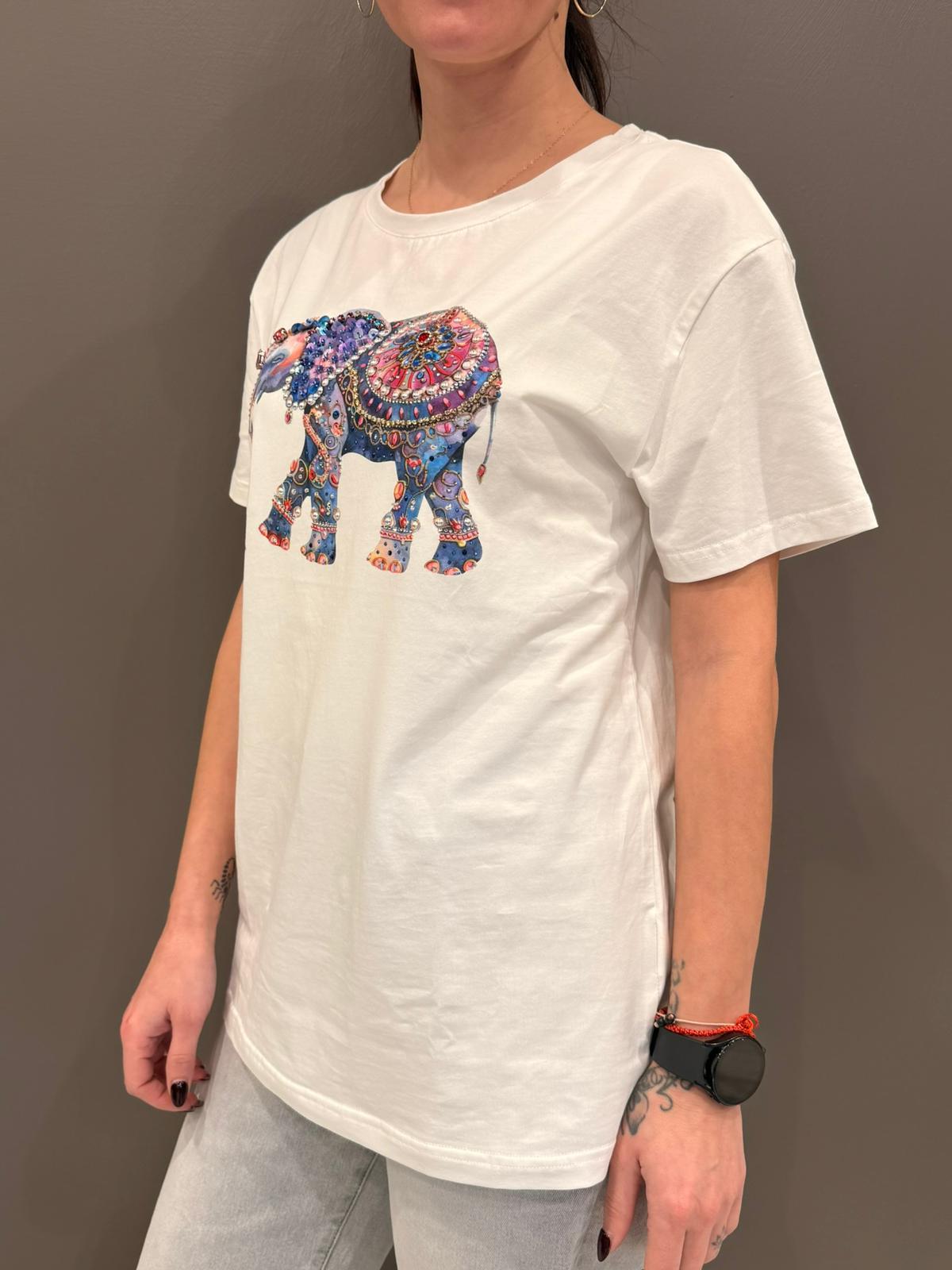 T-shirt stampa FF67474 ASS CRISTINA GAVIOLI 