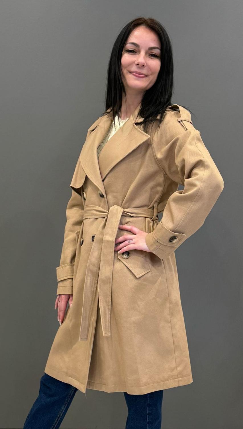trench lungo cotone 125011 SA CRISTINA GAVIOLI 