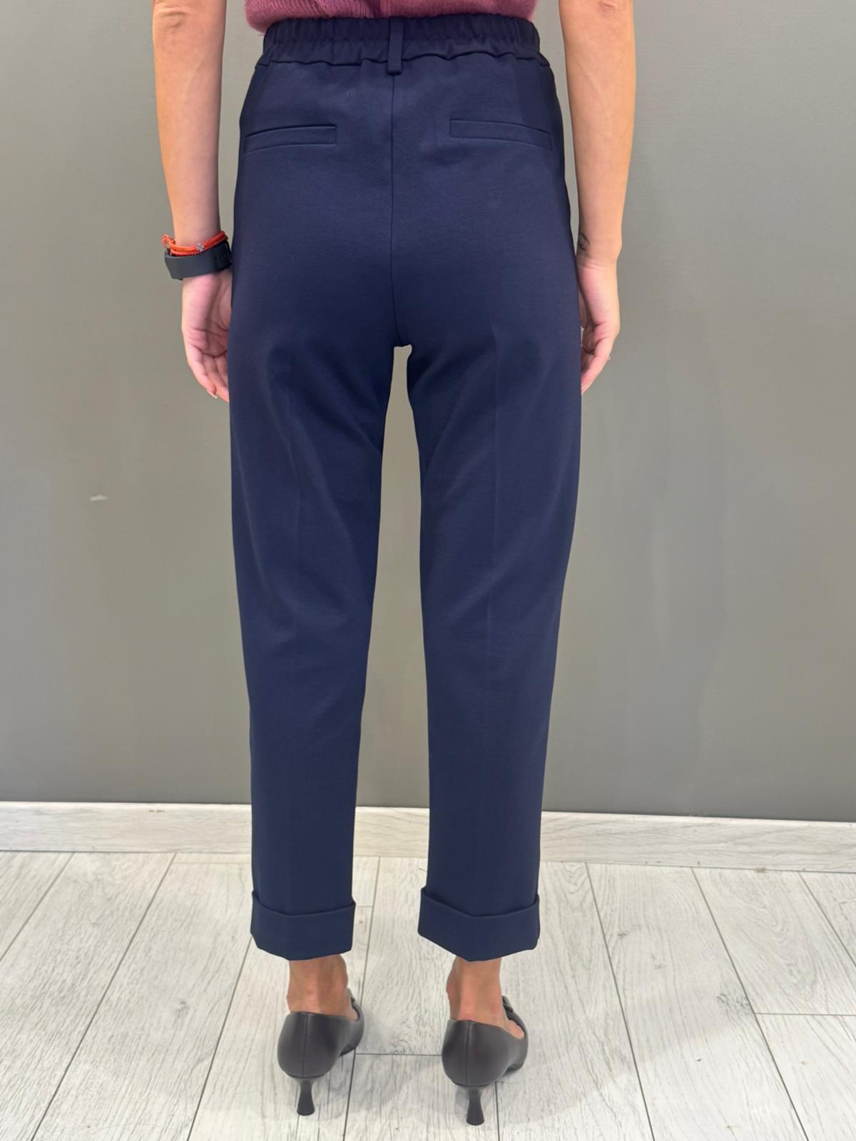 Pantaloni in jersey con risvolto CP25-30 BL REALI 
