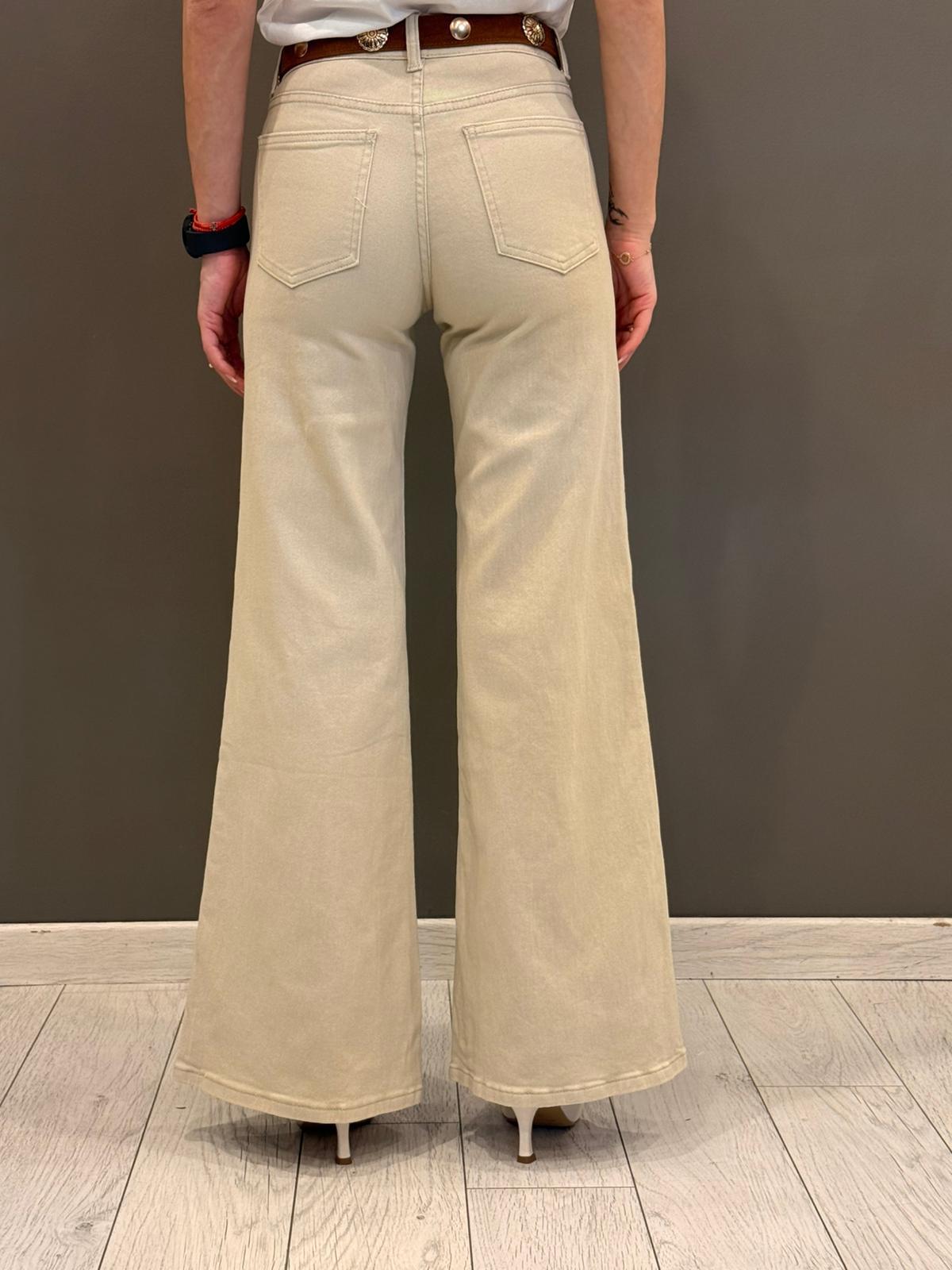 Pantaloni denim color wide HD32504 SA CRISTINA GAVIOLI 