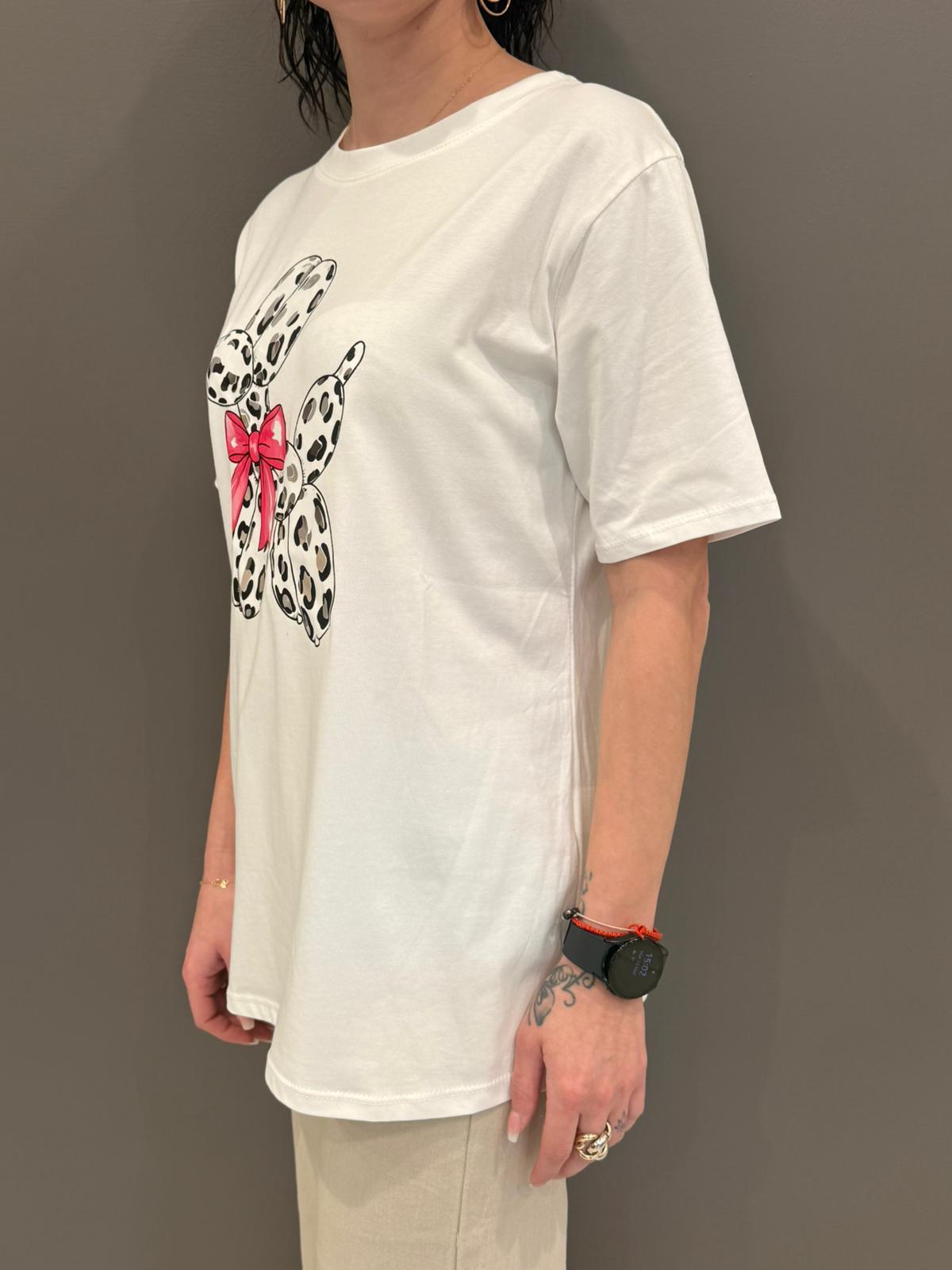 T-shirt con stampa 26189TH BI CRISTINA GAVIOLI 