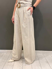 Pantalone palazzo gessato 23612 SANO REALI 