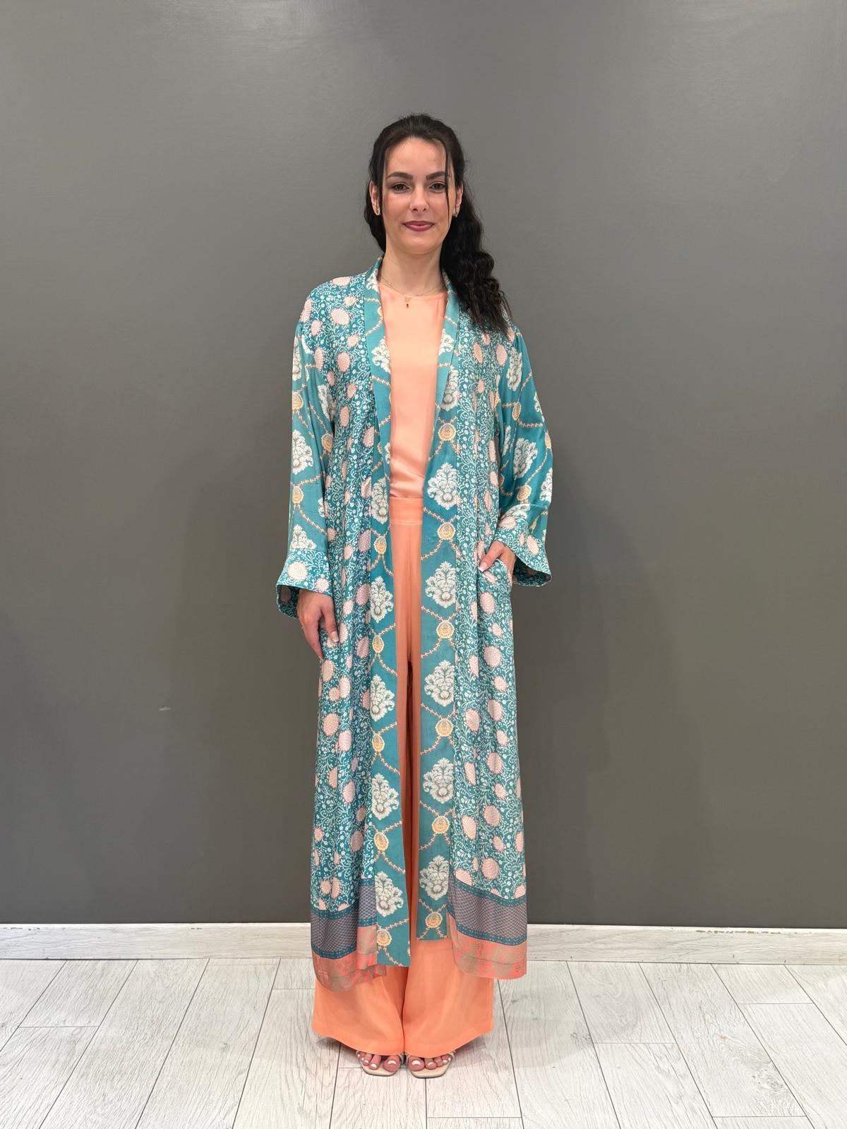 Kimono lungo fantasia 25523 V2 WU'SIDE 