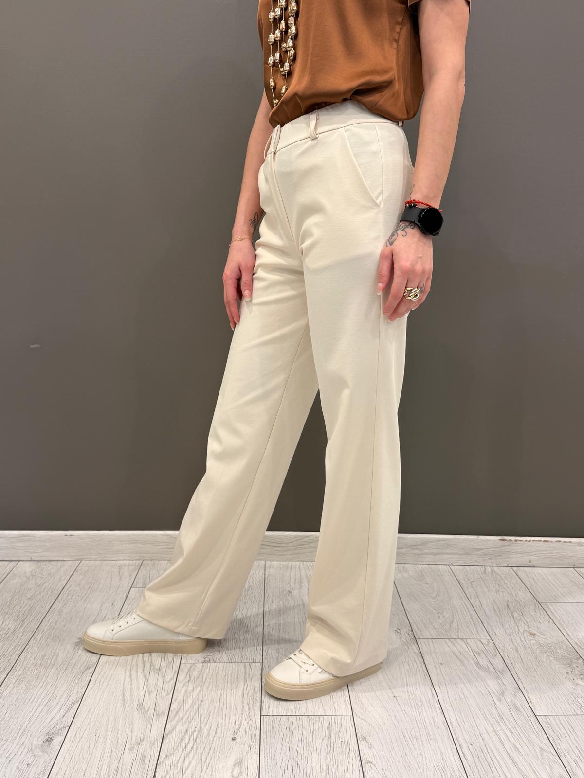 Pantaloni dritti CP126-24 BU CRISTINA GAVIOLI 