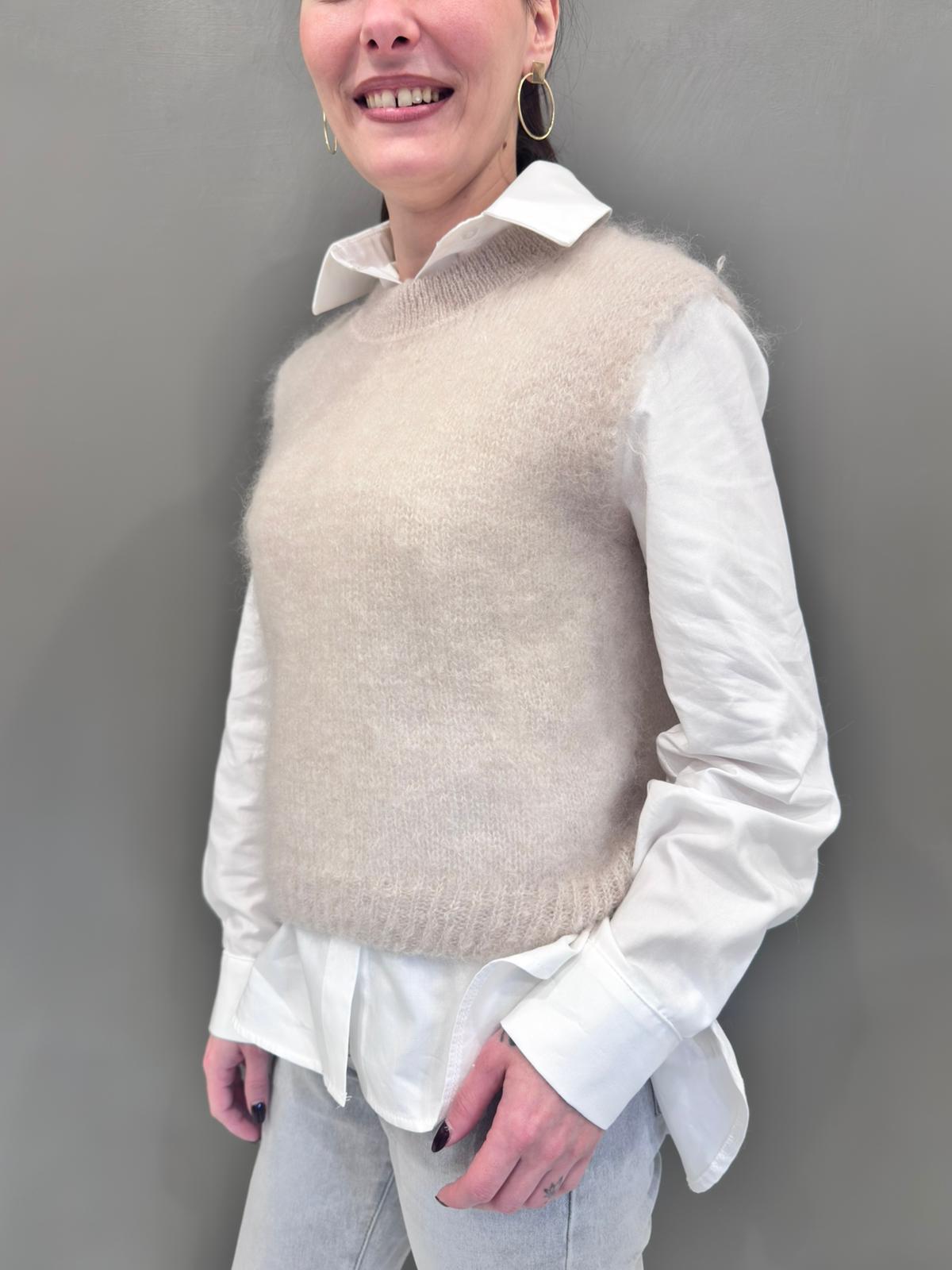 Gilet mohair 23121 082 REBECCA 