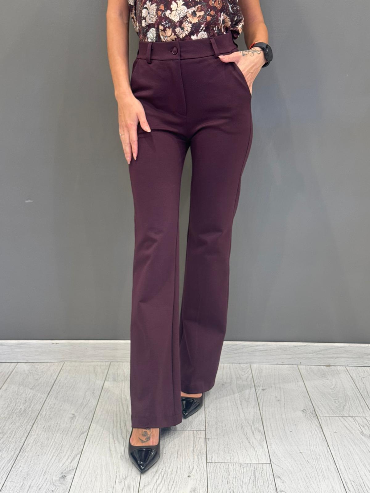 Pantaloni in jersey flare CP25-59 VI REALI 