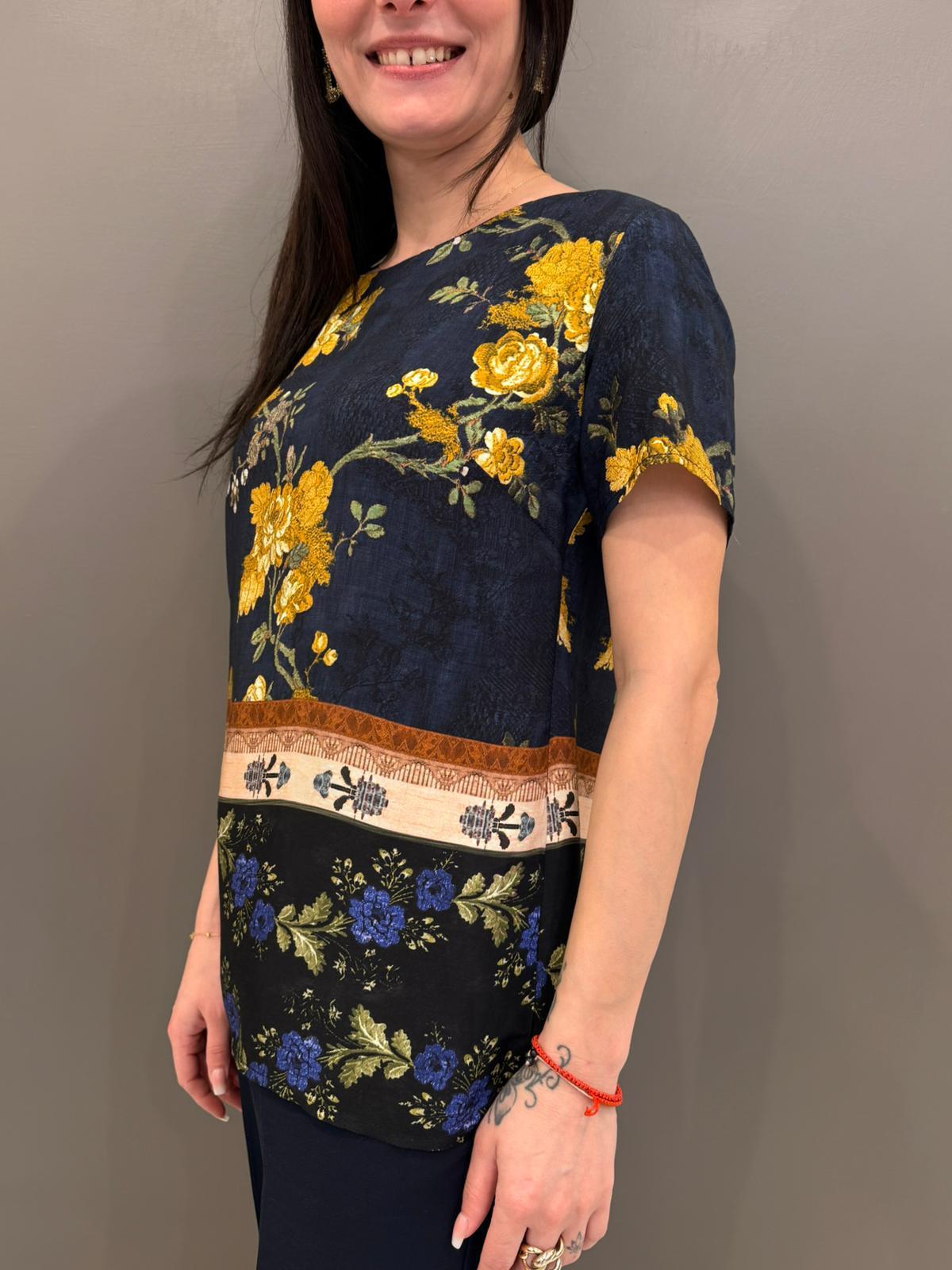 Blusa fantasia mc 26279 BL WU'SIDE 