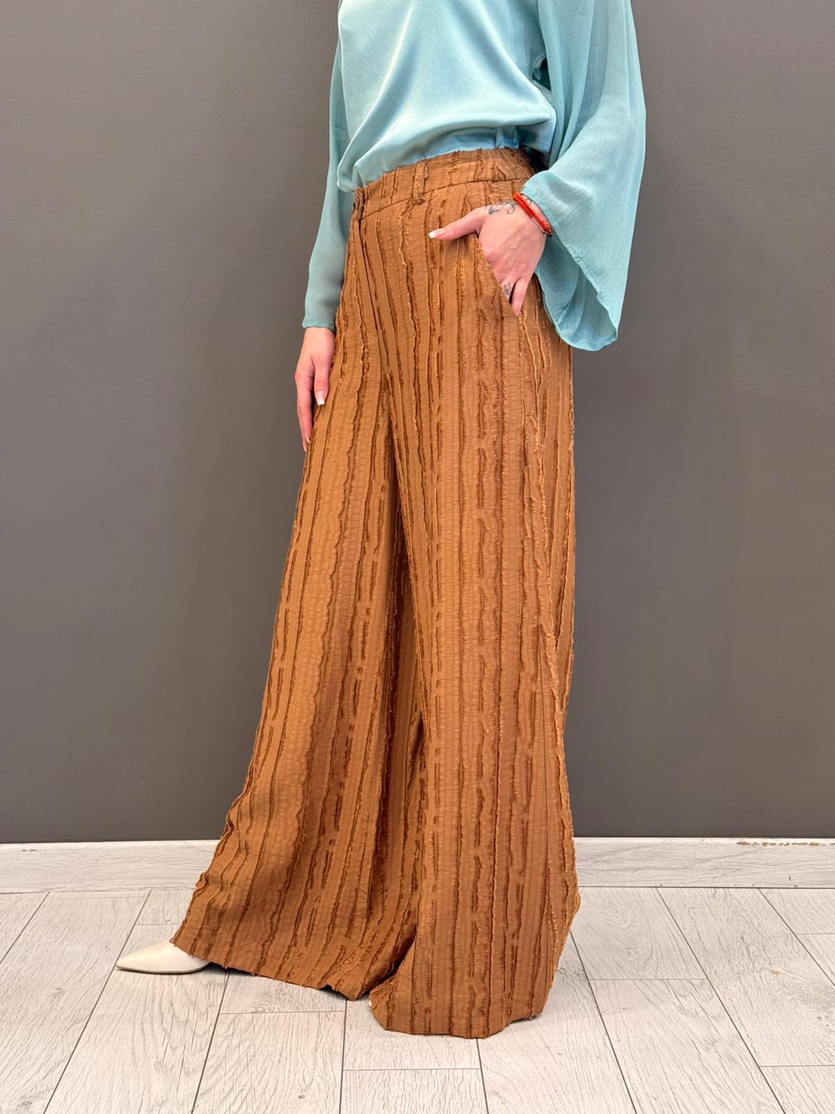 Pantapalazzo jaquard P3081 U CRISTINA GAVIOLI 