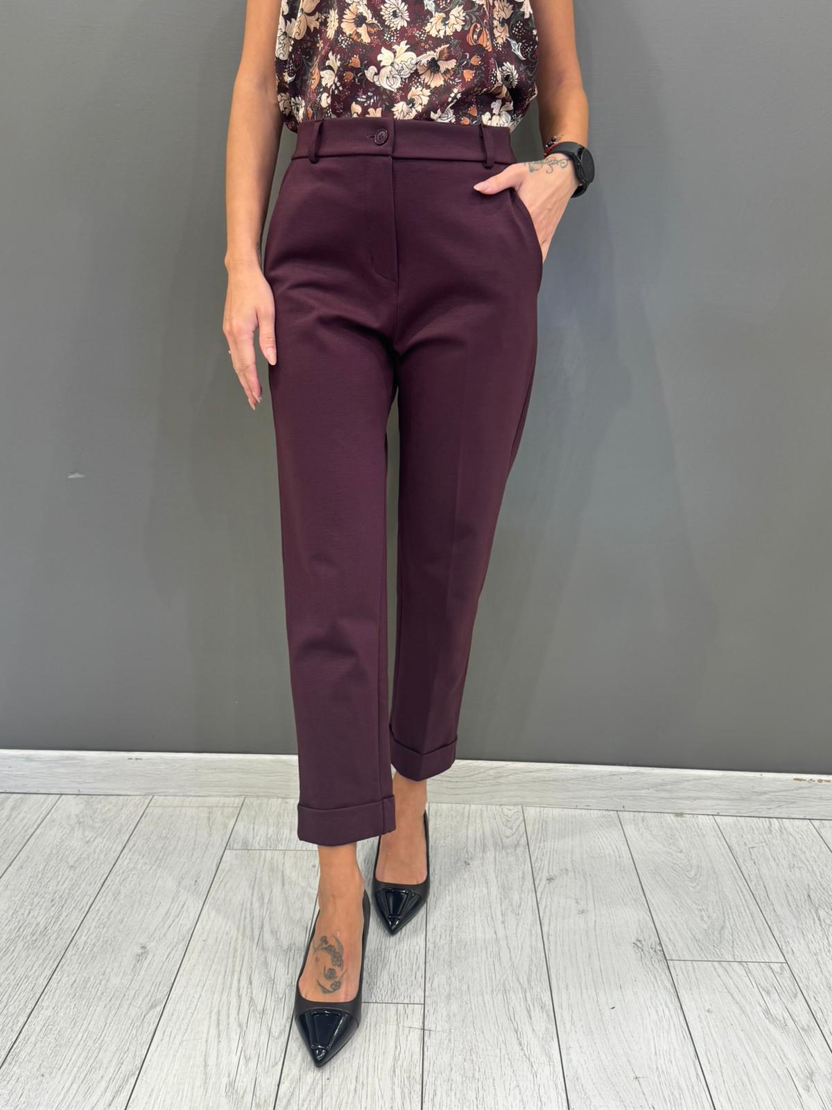 Pantaloni in jersey con risvolto CP25-30 VI REALI 