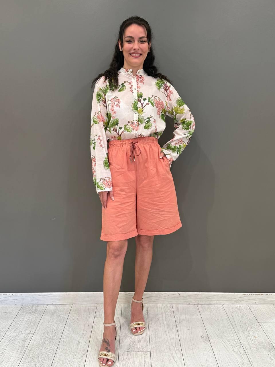 Bermuda fantasia con coulisse in vita 25653 PERO WU'SIDE 