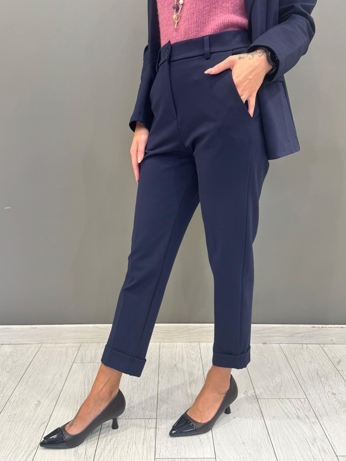 Pantaloni in jersey con risvolto CP25-30 BL REALI 