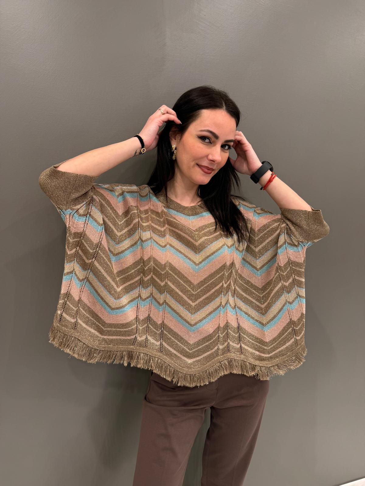 Maglia jaquard D90095 U CRISTINA GAVIOLI 