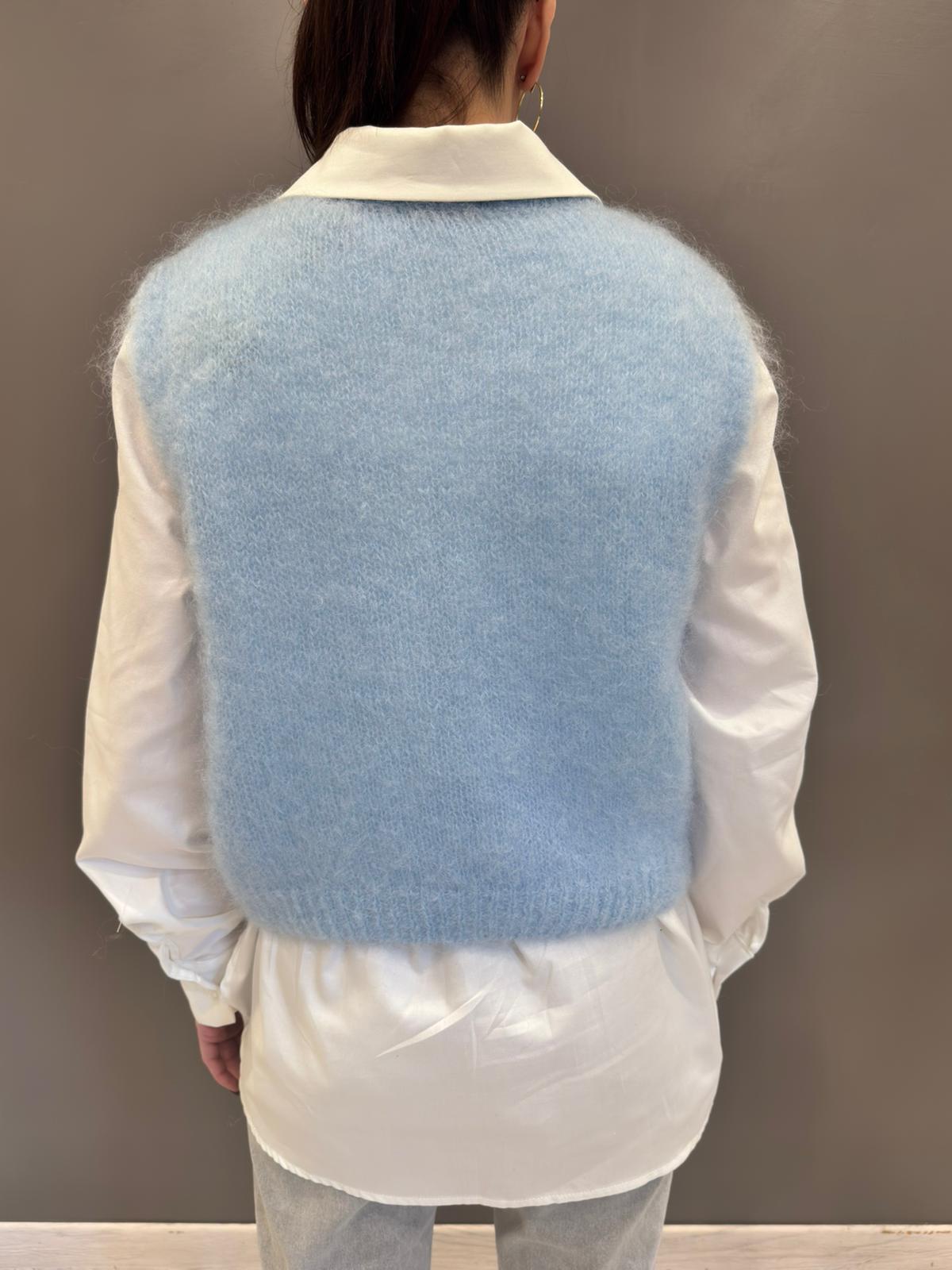 Gilet mohair 23121 227 REBECCA 