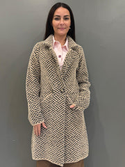 cappotto cardigan effetto peluche MADINA SA REALI 