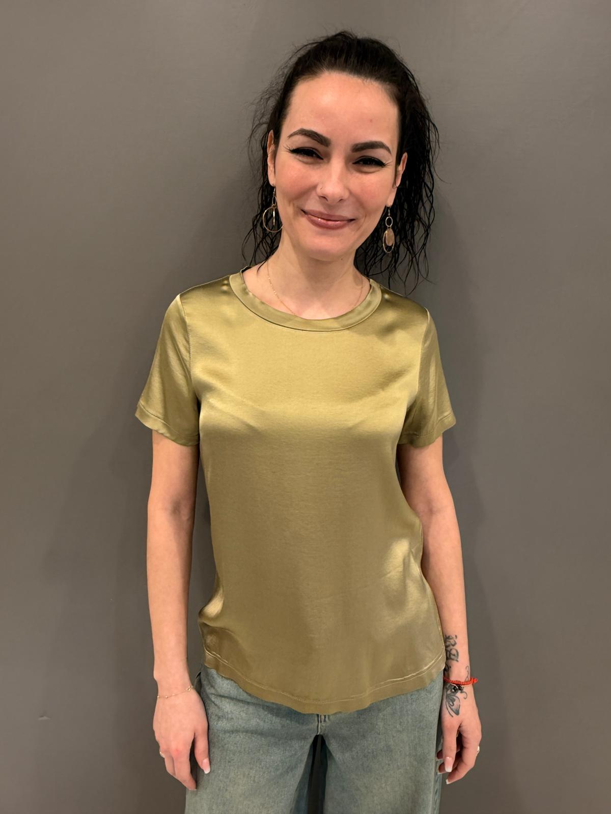 Casacca elasticizzata viscosa FA535B OL CRISTINA GAVIOLI 
