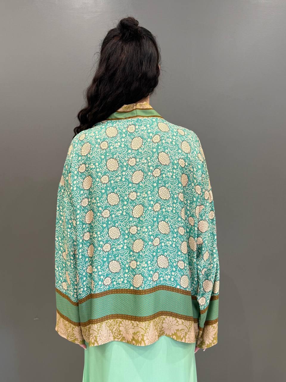 Giacca Kimono fantasia 25603 V1 WU'SIDE 