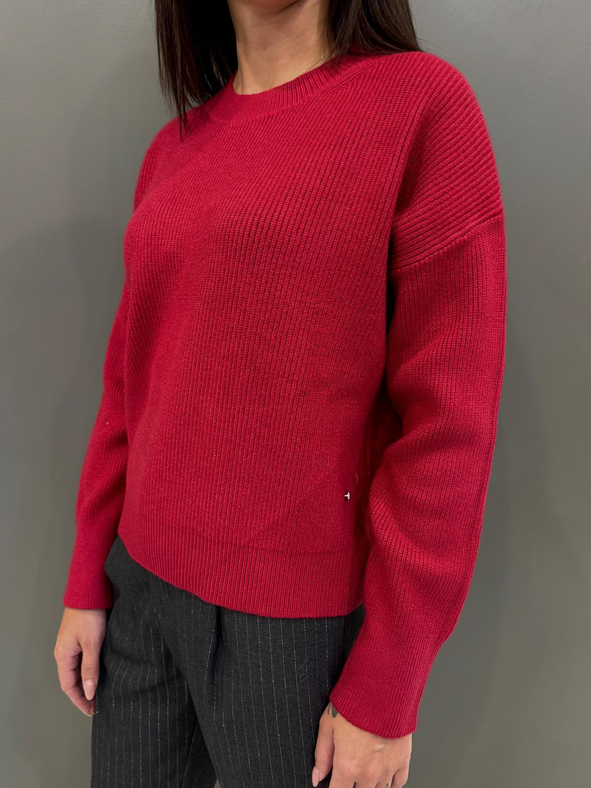 Maglia girocollo maglia inglese 20120 BL CRISTINA GAVIOLI 