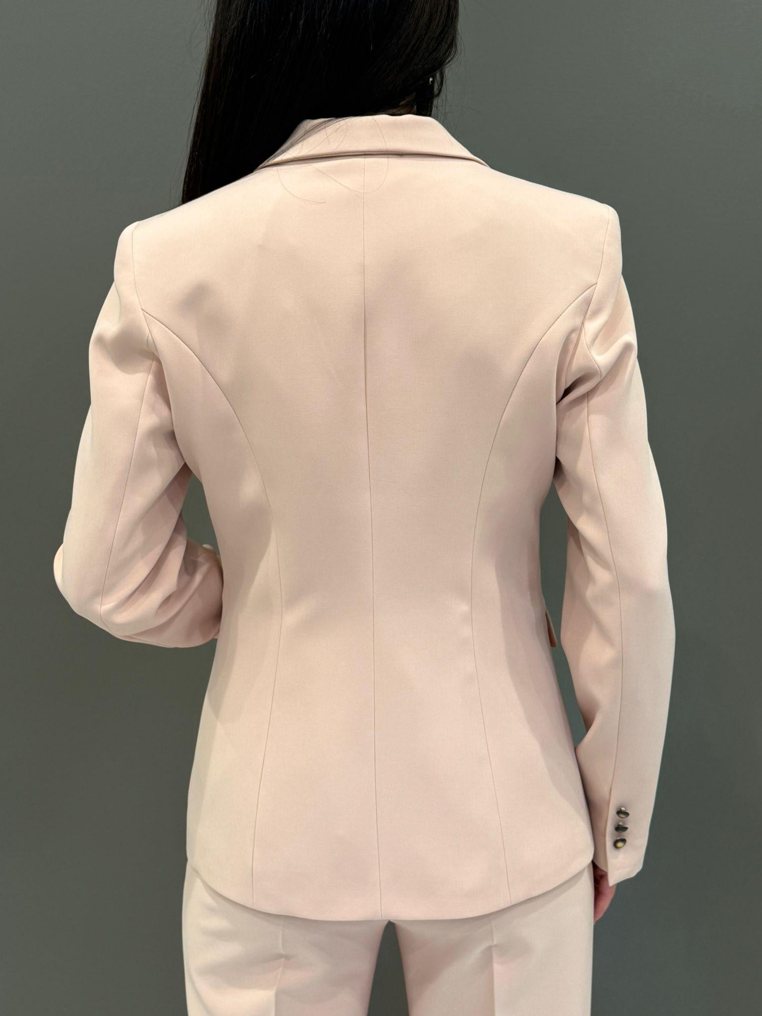 Giacca monopetto bottone goiello EC308832T920 RO CRISTINA GAVIOLI 