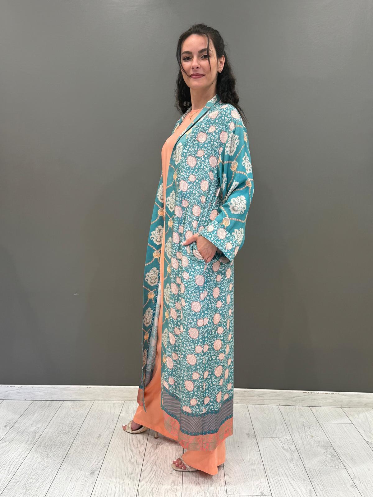 Kimono lungo fantasia 25523 V2 WU'SIDE 