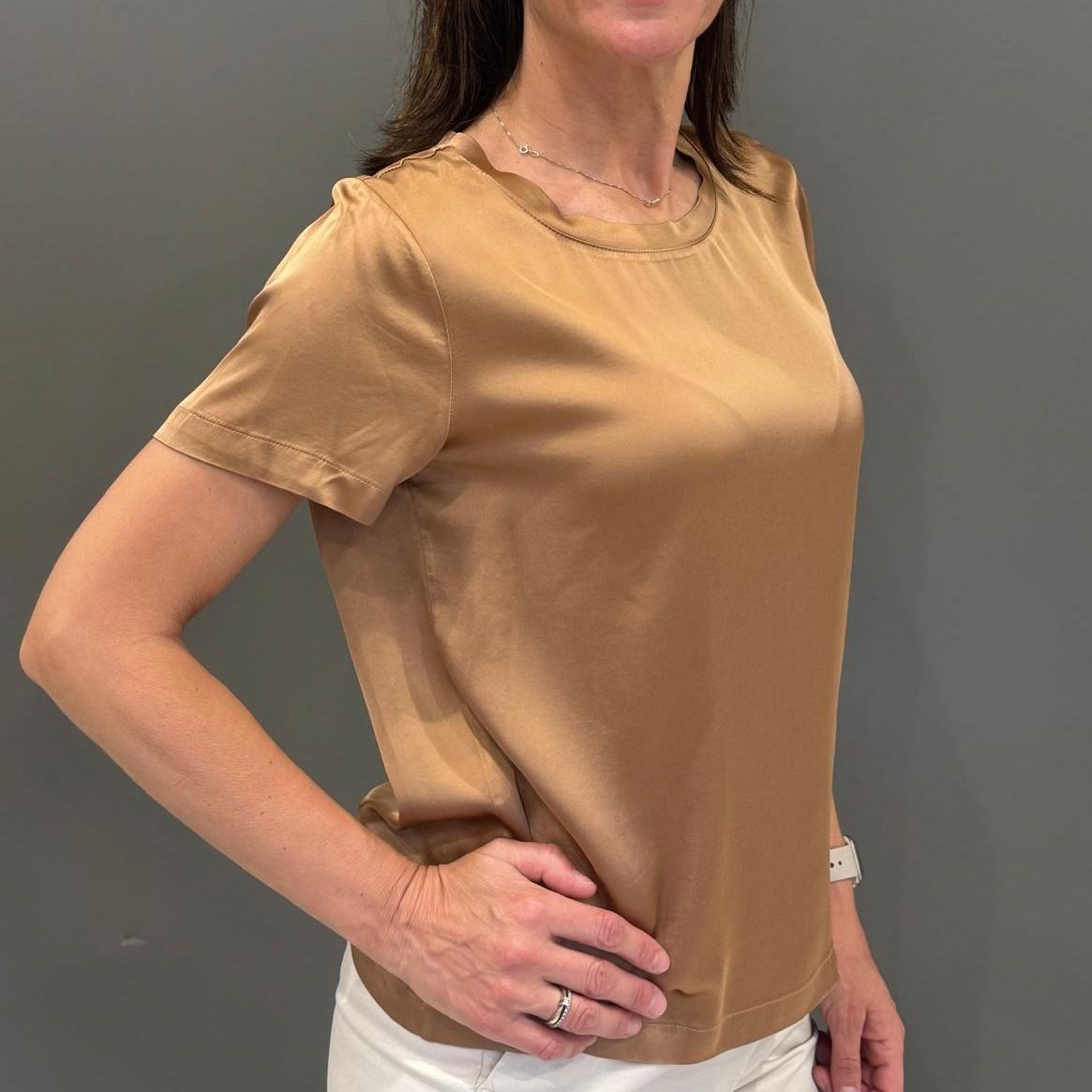 t shirt rasatello manica corta