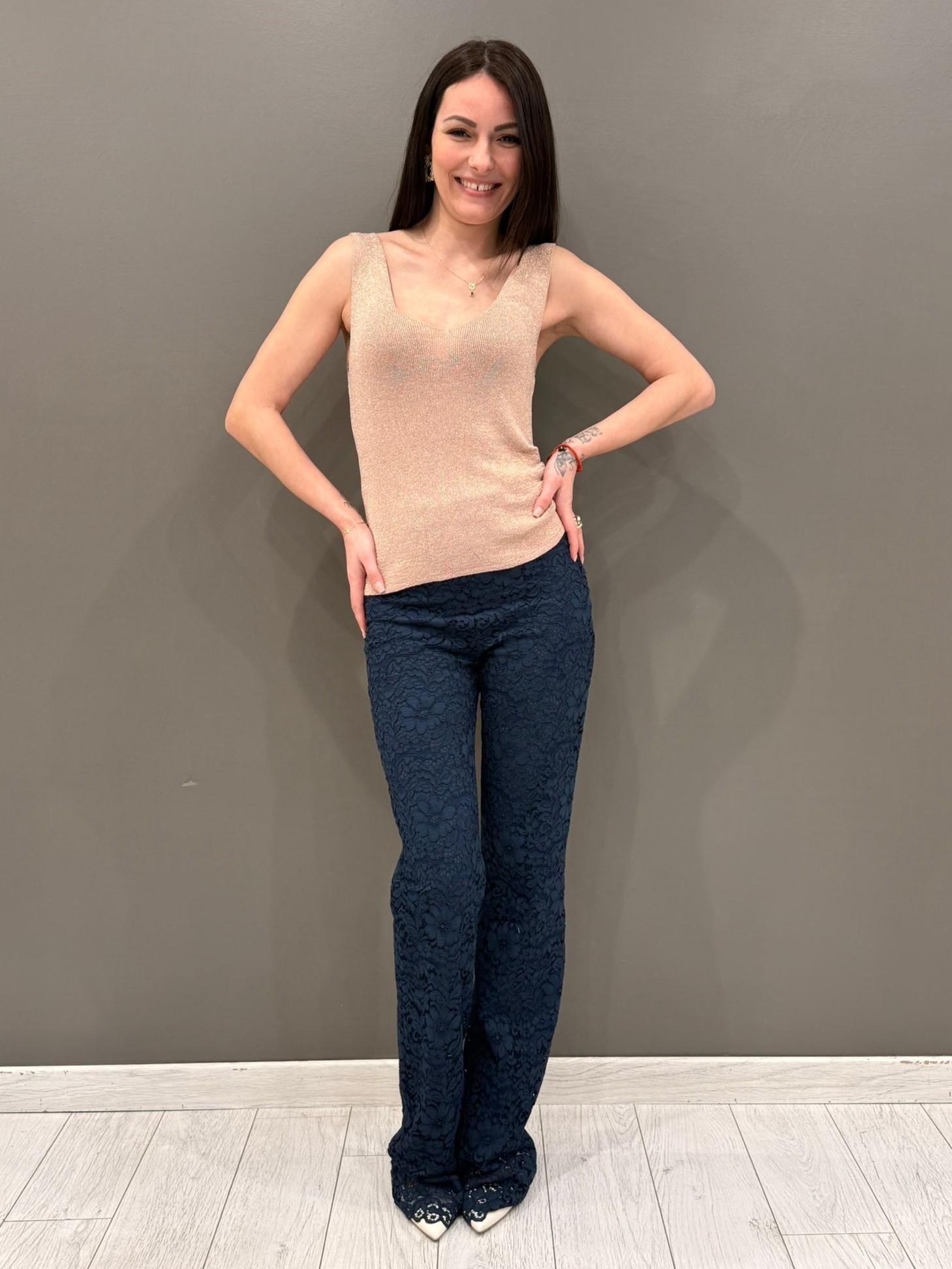 Pantaloni in pizzo 31419 5 CRISTINA GAVIOLI 