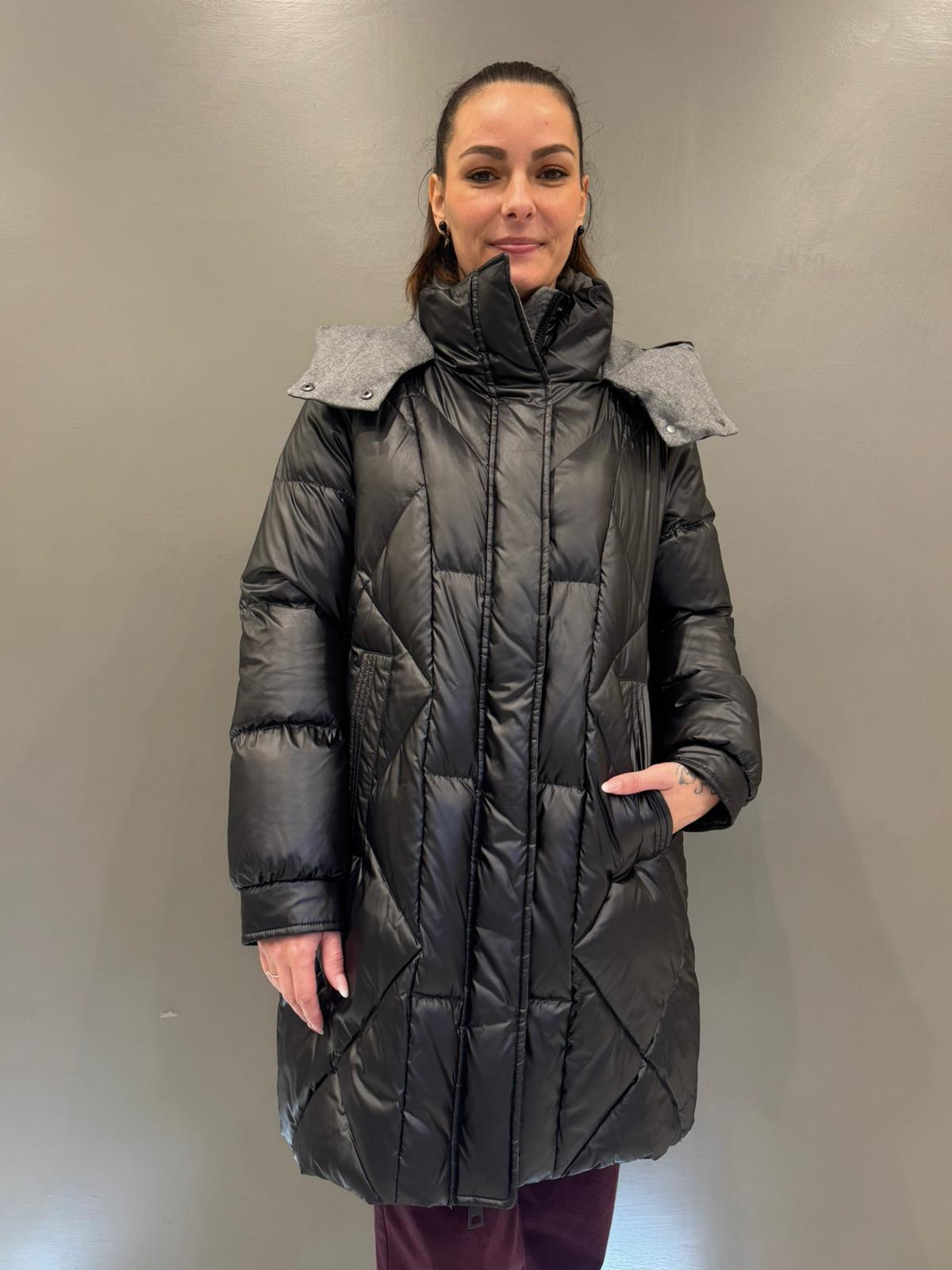 Piumino midi contrasto in flanella KIGALI 099 REALI 