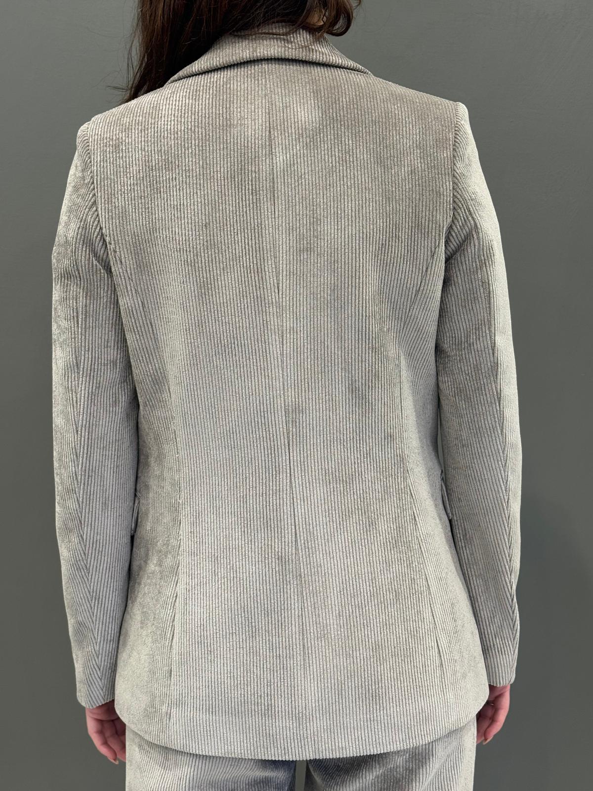 tailleur monopetto velluto a coste 20413 BE CRISTINA GAVIOLI 