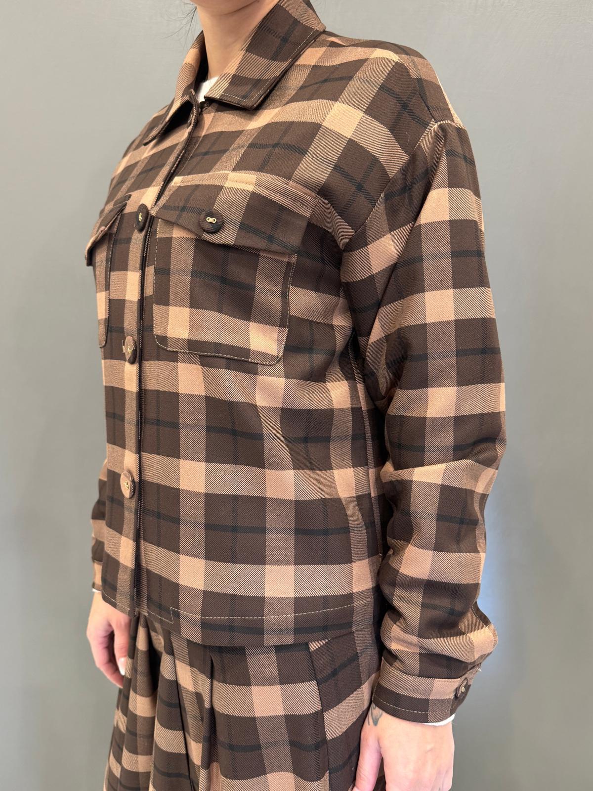 giacca tartan GC215Q MO REBECCA 