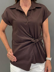 Camicia con motivo fiocco unita