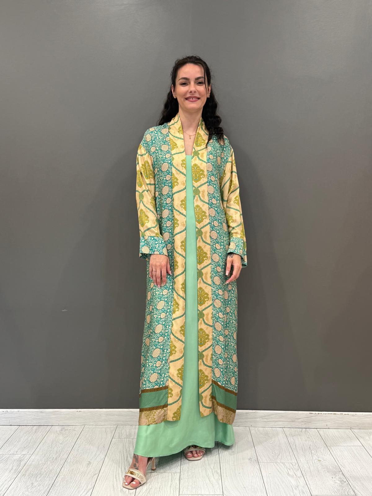 Kimono lungo fantasia 25523 V1 WU'SIDE 