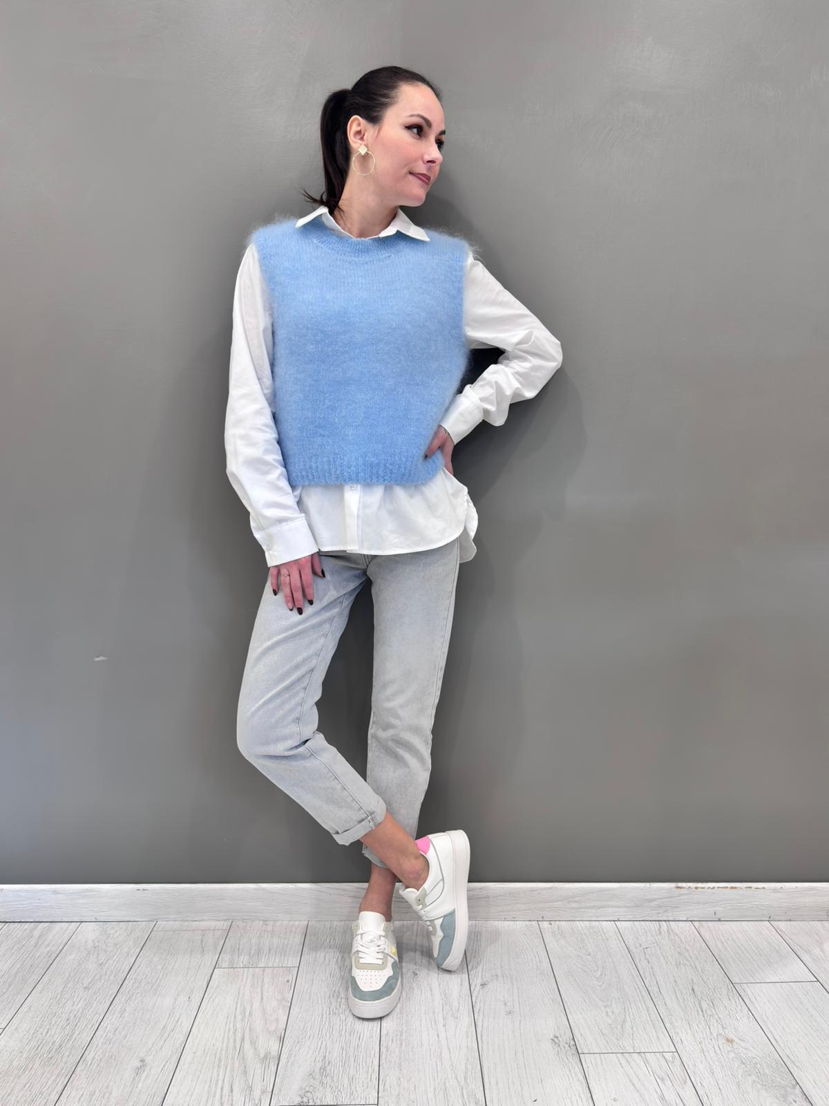 Gilet mohair 23121 227 REBECCA 