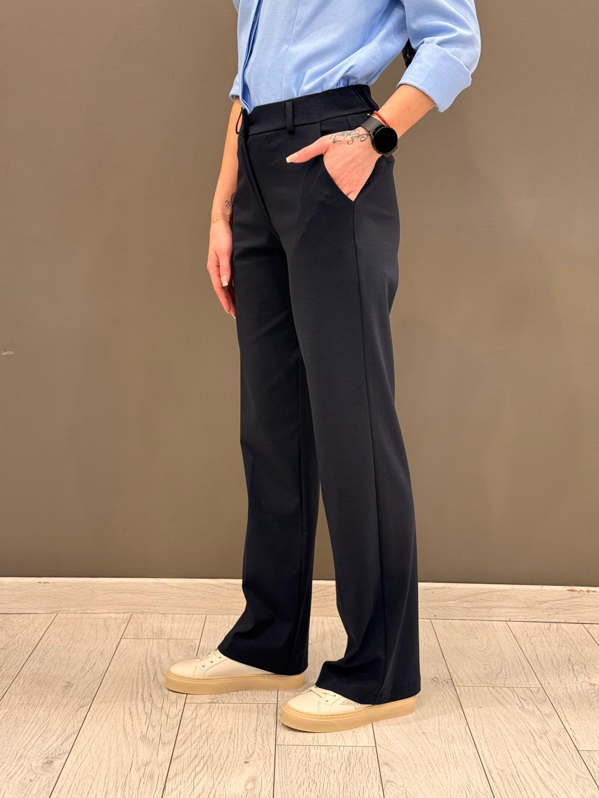 Pantaloni dritti CP126-24 BL CRISTINA GAVIOLI 