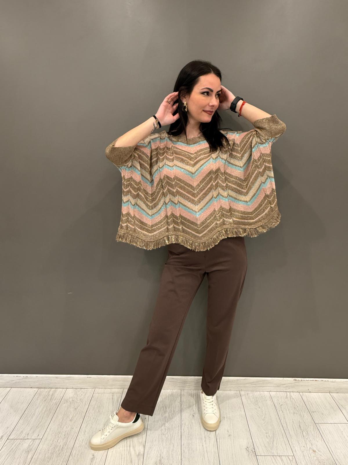 Maglia jaquard D90095 U CRISTINA GAVIOLI 