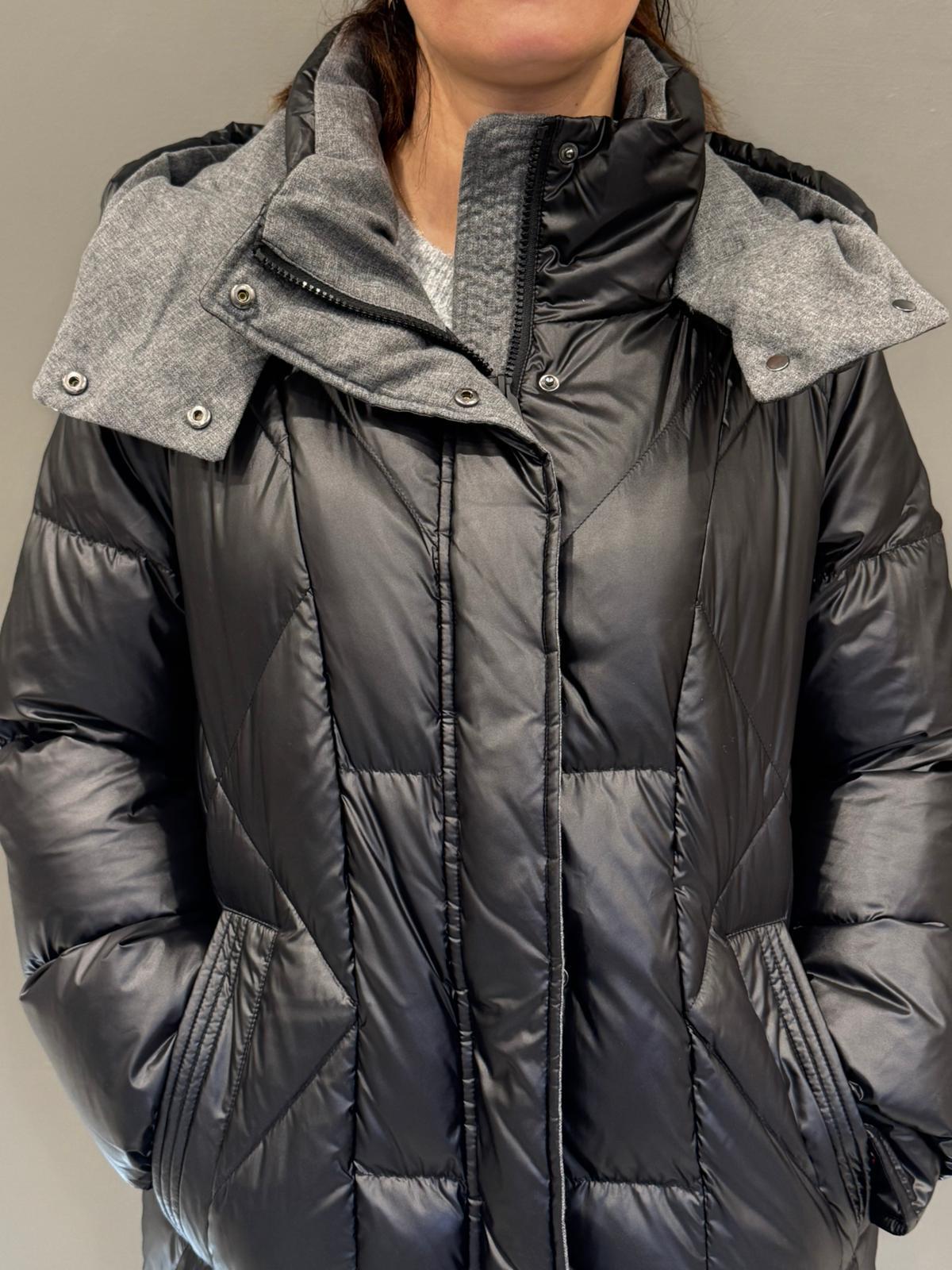 Piumino midi contrasto in flanella KIGALI 099 REALI 