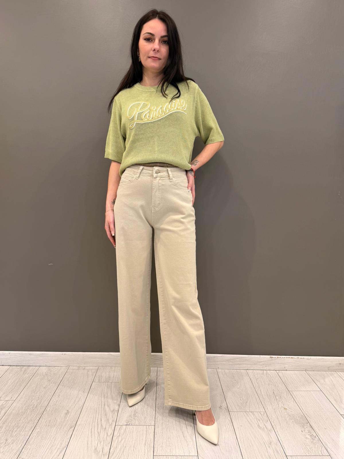 Pantaloni denim color HD32444 SA CRISTINA GAVIOLI 