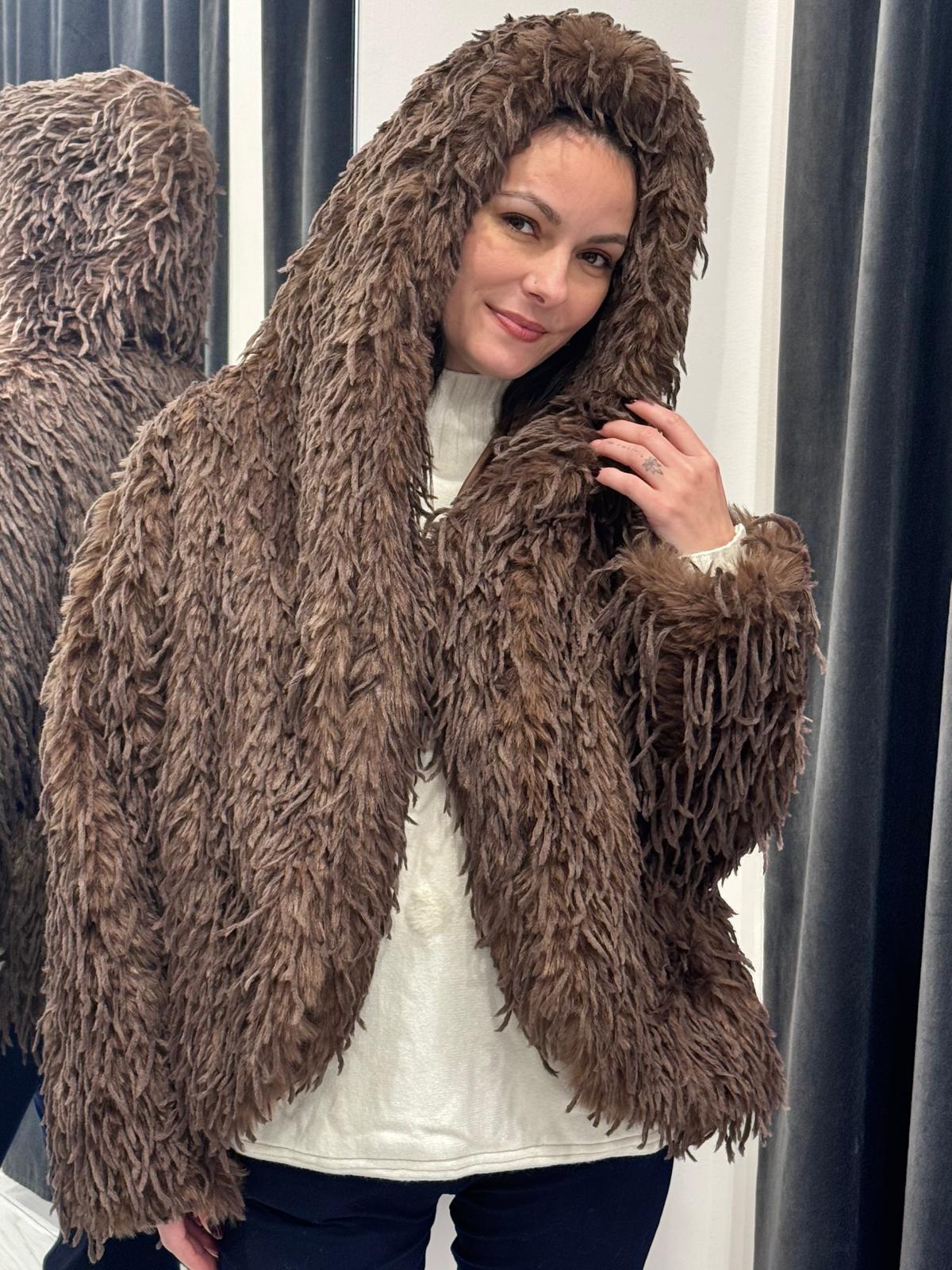 Pelliccia struzzo WYH7220 MO CRISTINA GAVIOLI 