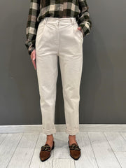 Pantalone gabardina lavata con pinces CP26-61 GE REALI 