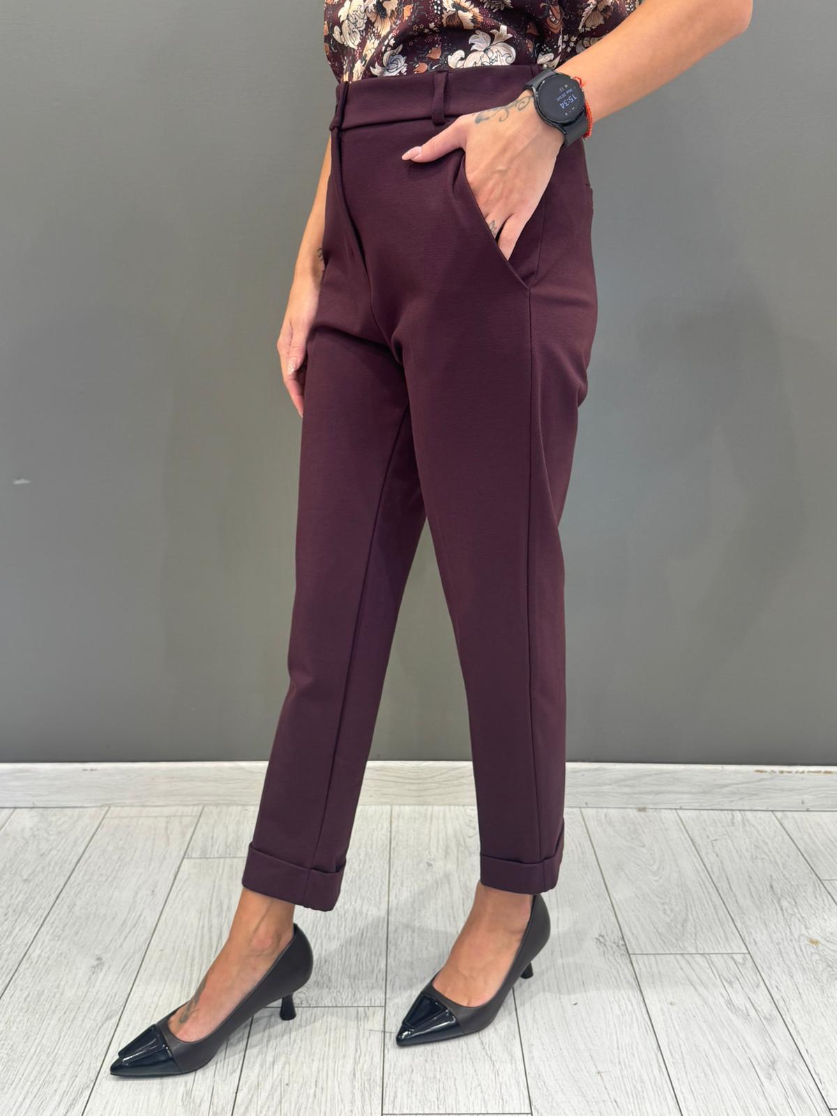 Pantaloni in jersey con risvolto CP25-30 VI REALI 