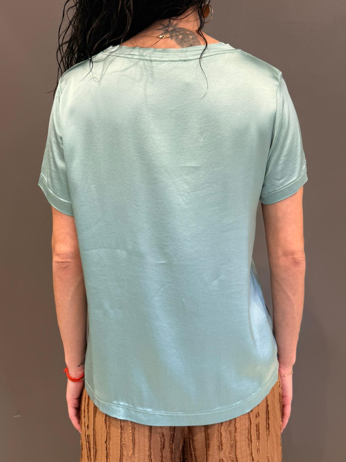 Casacca elasticizzata viscosa FA535B ACQ CRISTINA GAVIOLI 