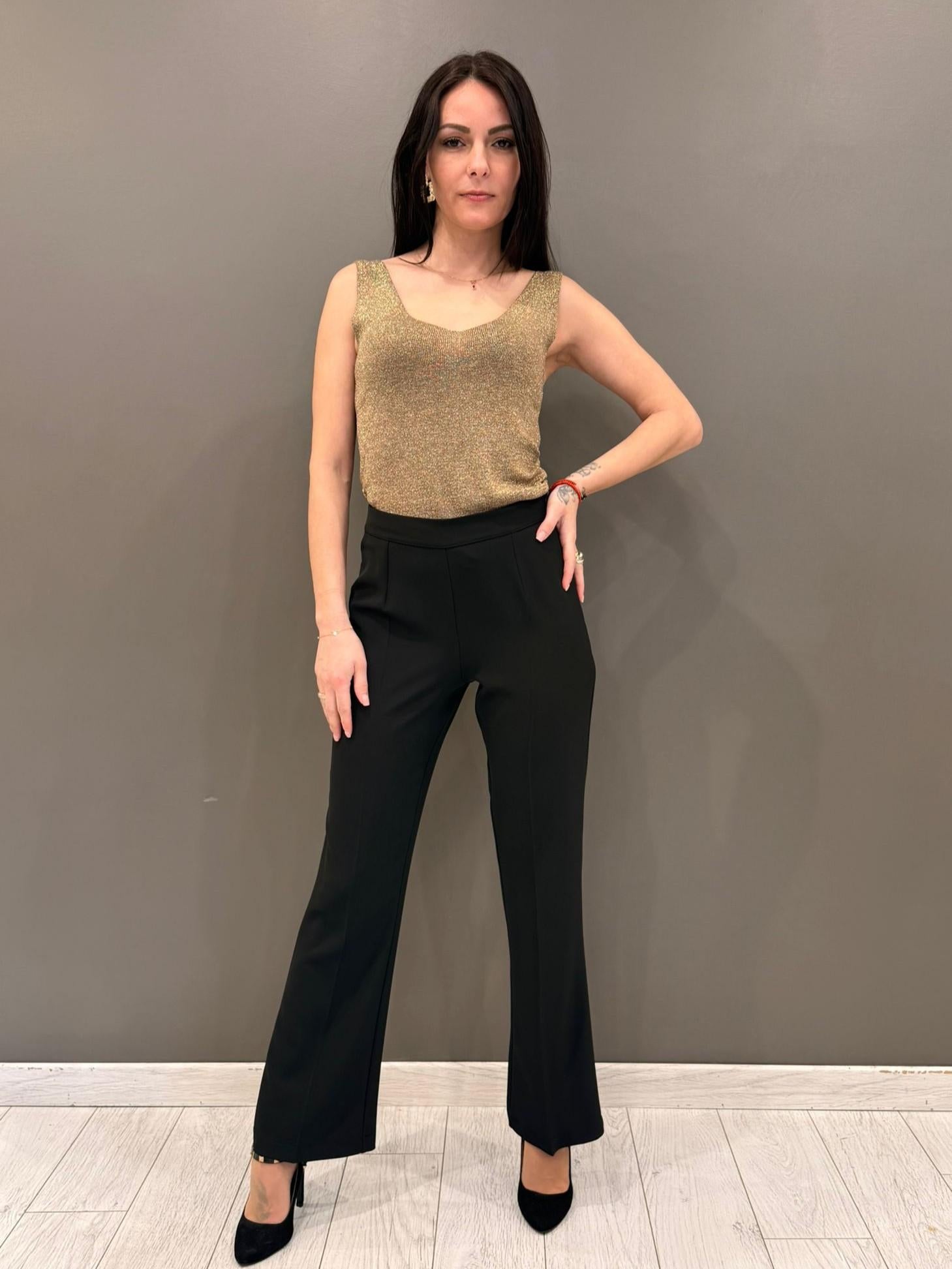 Pantaloni a zampa 31615 1 CRISTINA GAVIOLI 