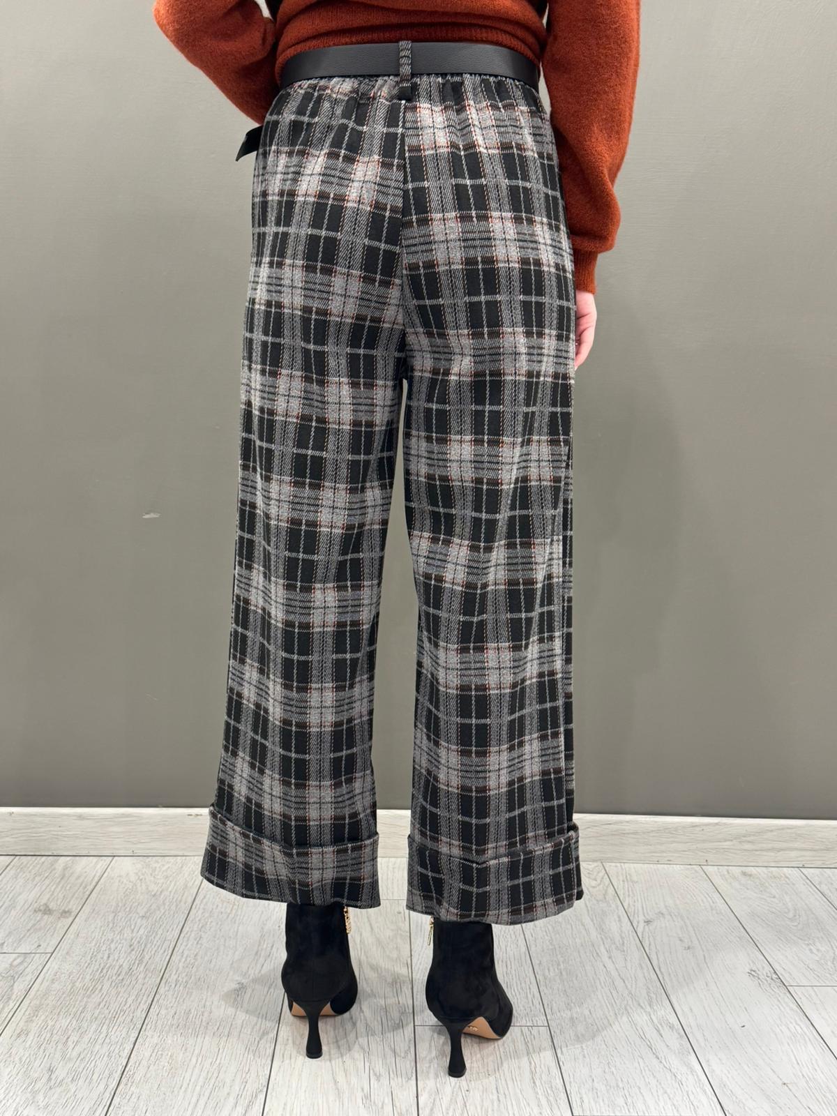Pantalone tartan 19318THQ GR REBECCA 